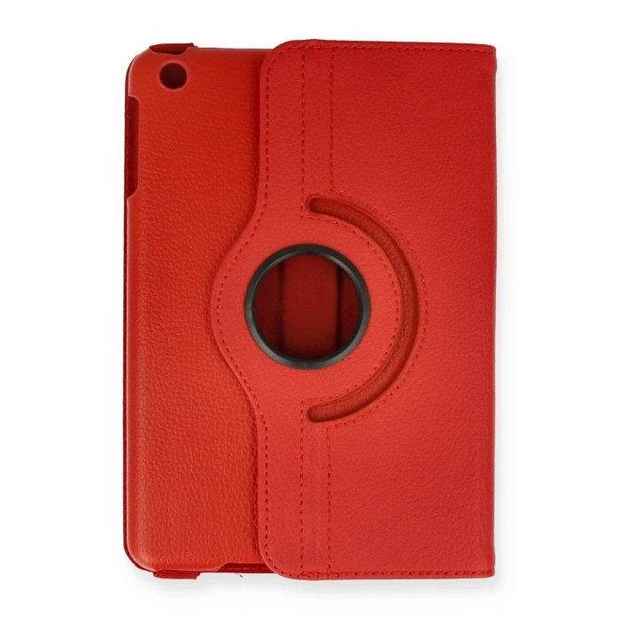 LitaeTrend iPad Mini 1 Kılıf 360 Tablet Deri Kılıf - Kırmızı