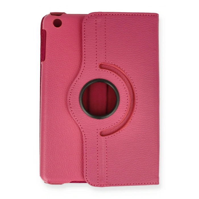 LitaeTrend iPad Mini 1 Kılıf 360 Tablet Deri Kılıf - Pembe