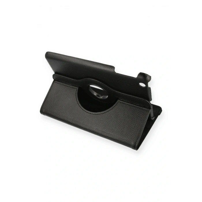 LitaeTrend iPad Mini 1 Kılıf 360 Tablet Deri Kılıf - Siyah