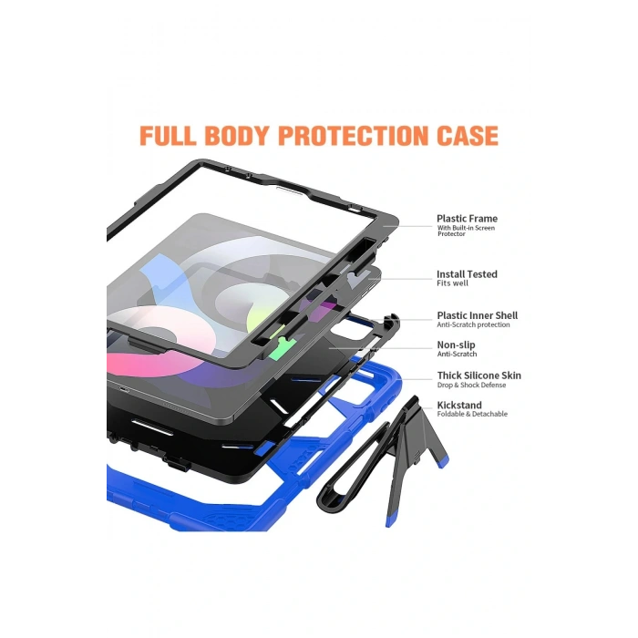 LitaeTrend iPad Pro 11 (2020) Kılıf Griffin Tablet Kapak - Mavi