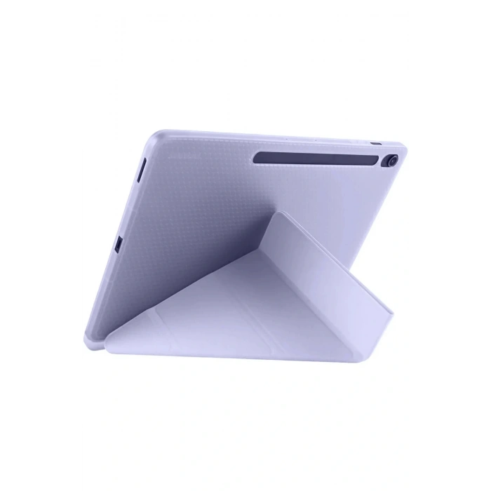 LitaeTrend iPad Pro 11 (2024) Kılıf Kalemlikli Hugo Tablet Kılıfı - Lila