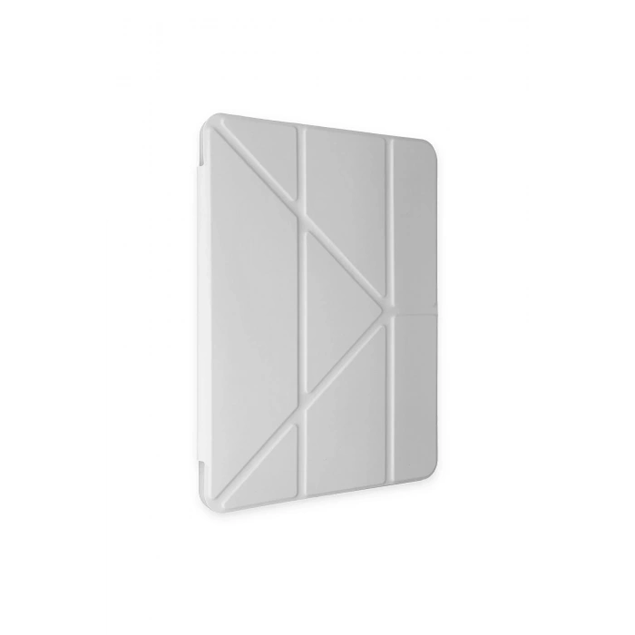 LitaeTrend iPad Pro 11 (2024) Kılıf Kalemlikli Mars Tablet Kılıfı - Gri