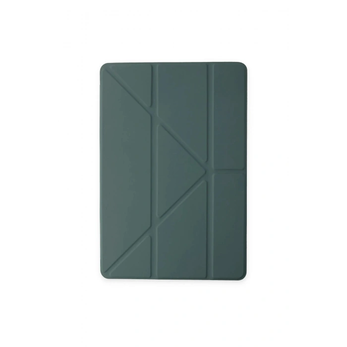LitaeTrend iPad Pro 11 (2024) Kılıf Kalemlikli Mars Tablet Kılıfı - Koyu Yeşil