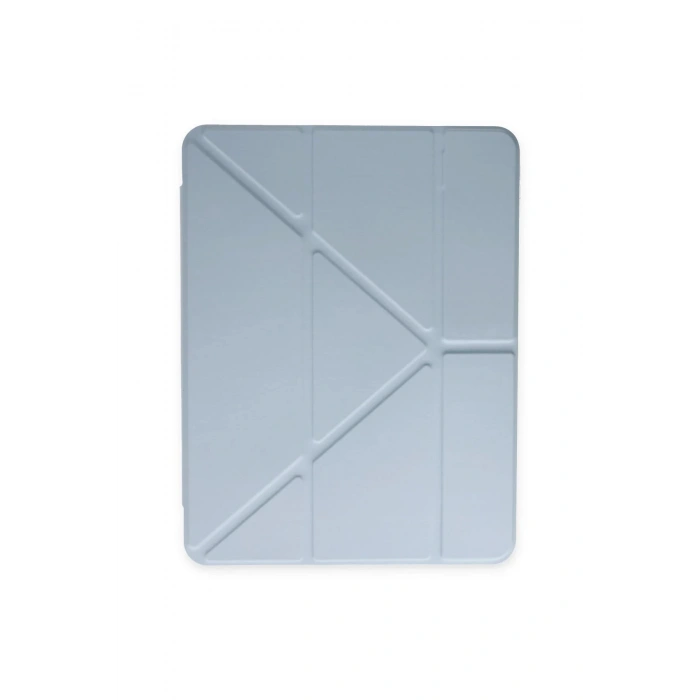 LitaeTrend iPad Pro 12.9 (2021) Kılıf Kalemlikli Mars Tablet Kılıfı - Mavi