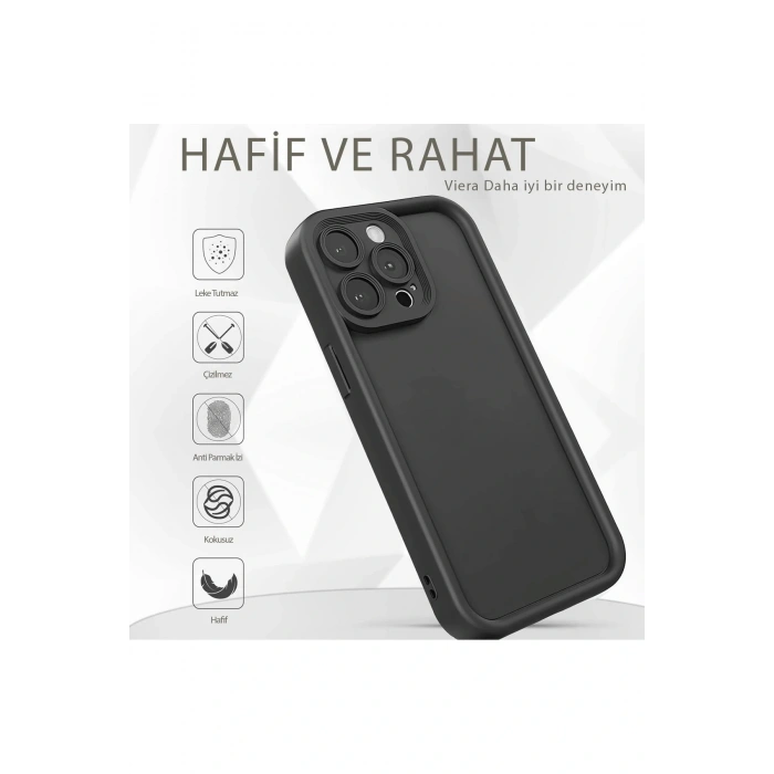 LitaeTrend iPhone 11 Kılıf Viera Silikon - Siyah