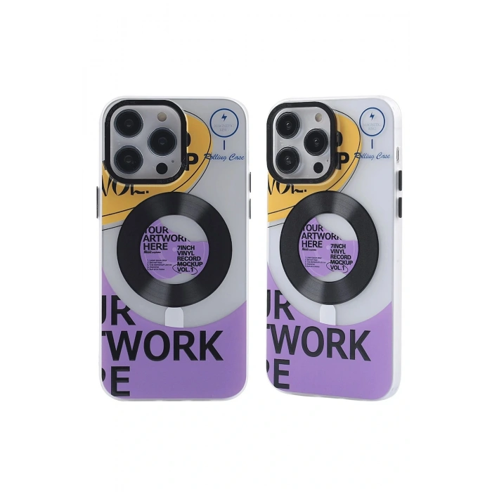 LitaeTrend iPhone 12 Pro Max Kılıf Apollo Magneticsafe Desenli Kapak - Apollo Şeffaf - 6