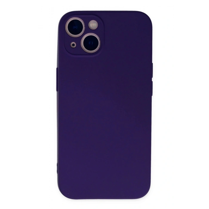 LitaeTrend iPhone 13 Mini Kılıf Nano içi Kadife Silikon - Mor