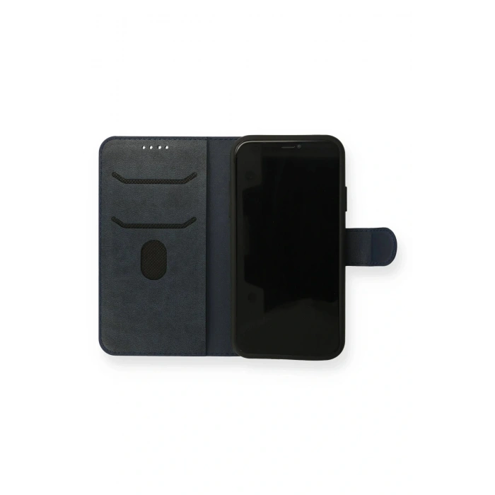 LitaeTrend iPhone 13 Mini Kılıf Trend S Plus Kapaklı Kılıf - Lacivert