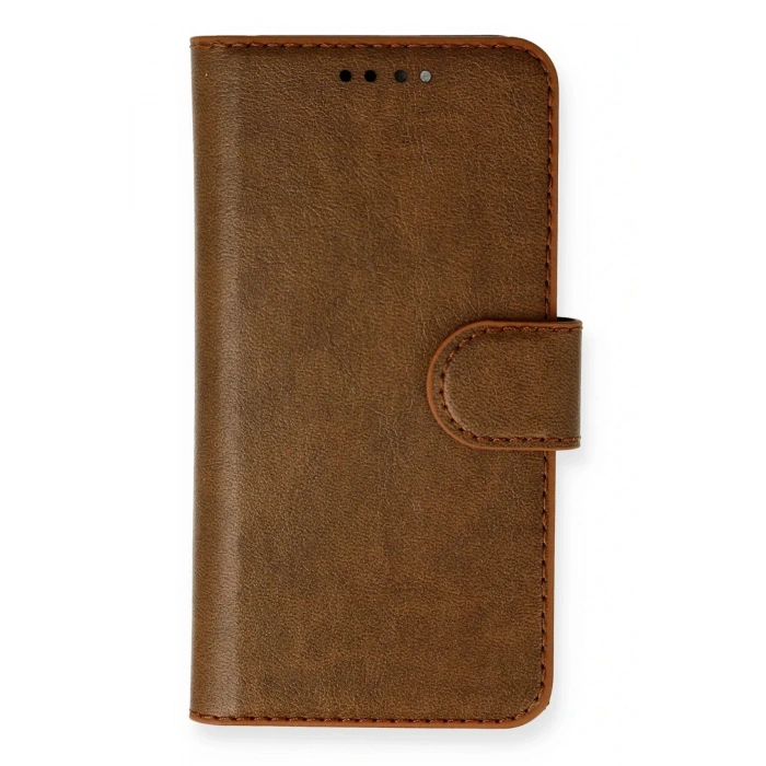 LitaeTrend iPhone 13 Mini Kılıf Trend S Plus Kapaklı Kılıf - Taba