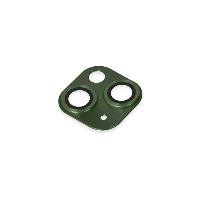 LitaeTrend iPhone 13 Pers Alüminyum Kamera Lens - Yeşil