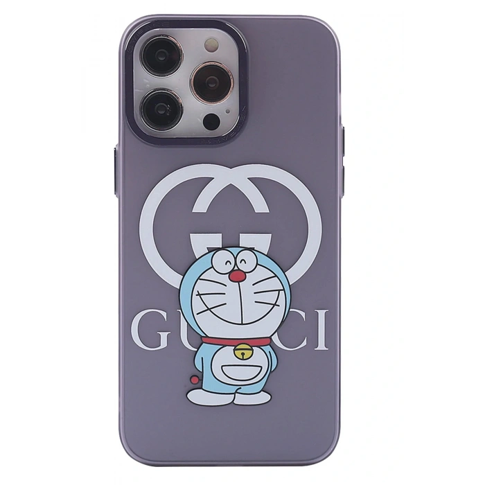 LitaeTrend iPhone 13 Pro Max Kılıf Prada Desenli Kapak - Prada Mor - 3