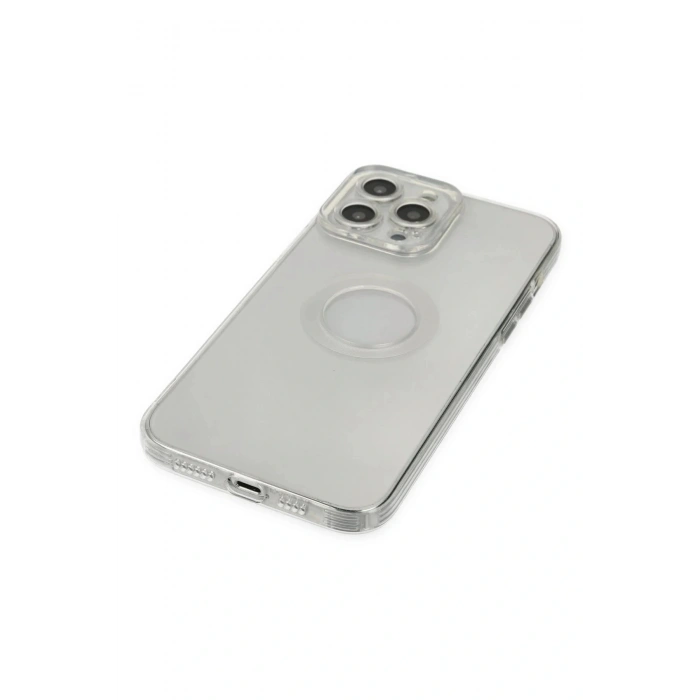 LitaeTrend iPhone 13 Pro Max Kılıf Santa Lens Silikon - Şeffaf