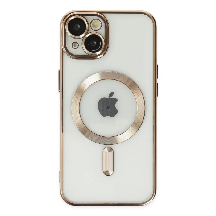 LitaeTrend iPhone 14 Kılıf Kross Magneticsafe Kapak - Gold