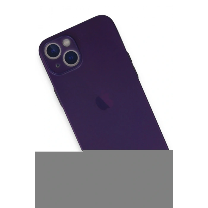 LitaeTrend iPhone 14 Plus Kılıf PP Ultra İnce Kapak - Mor
