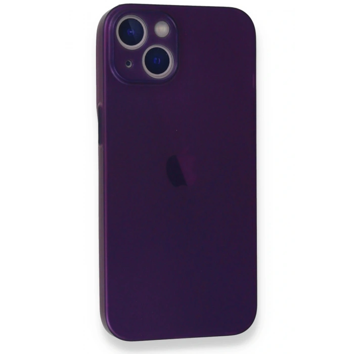 LitaeTrend iPhone 14 Plus Kılıf PP Ultra İnce Kapak - Mor