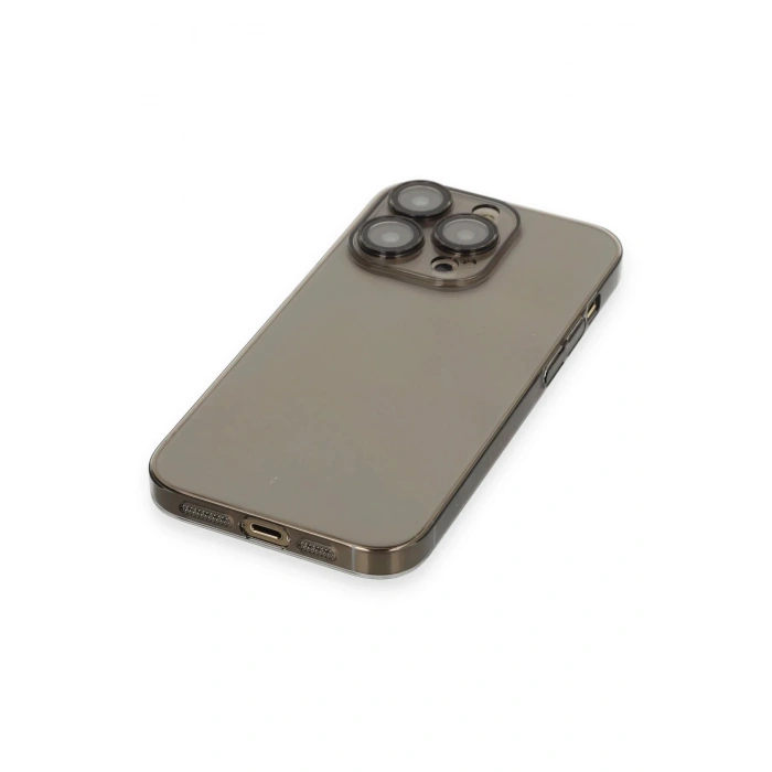 LitaeTrend iPhone 14 Pro Kılıf Armada Lensli Kapak - Siyah