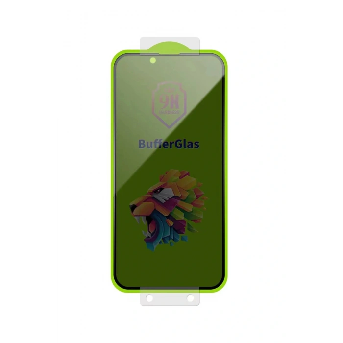 LitaeTrend iPhone 15 Buffer Hayalet Cam Ekran Koruyucu - Siyah