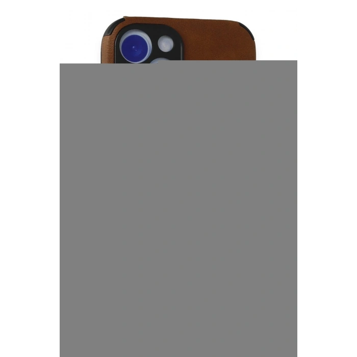 LitaeTrend iPhone 15 Kılıf Loop Deri Silikon - Kahverengi