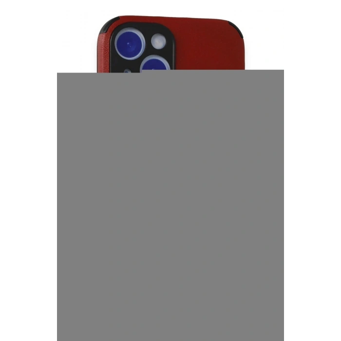 LitaeTrend iPhone 15 Kılıf Loop Deri Silikon - Kırmızı