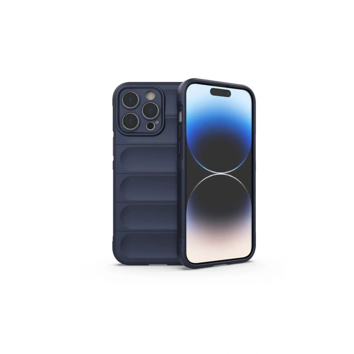 LitaeTrend iPhone 15 Pro Kılıf Optimum Silikon - Lacivert