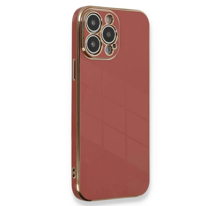 LitaeTrend iPhone 15 Pro Kılıf Volet Silikon - Kırmızı