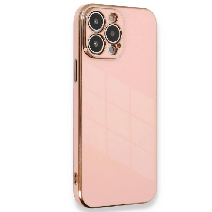 LitaeTrend iPhone 15 Pro Kılıf Volet Silikon - Pembe