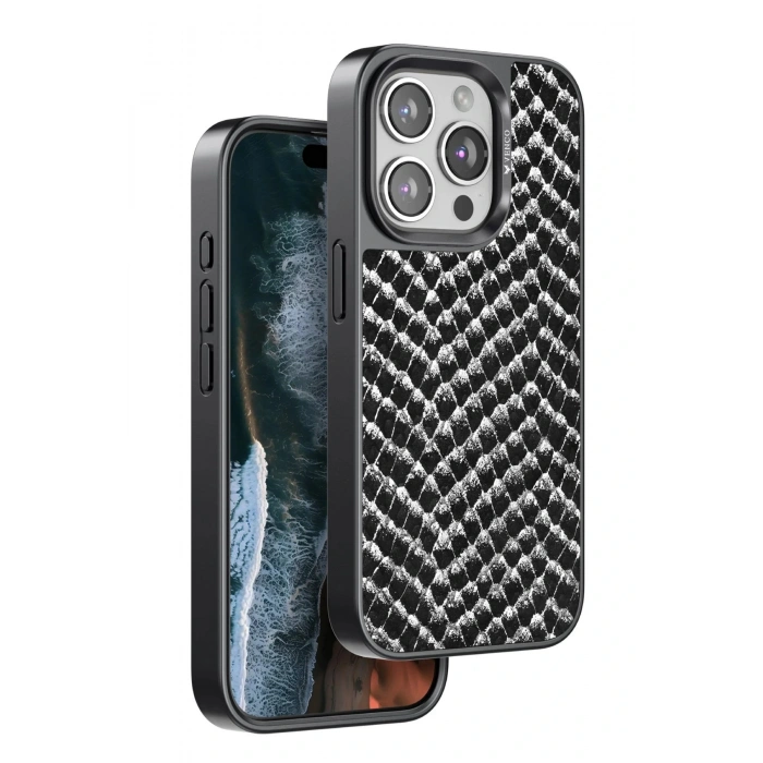 LitaeTrend iPhone 15 Pro Viper Kapak - Siyah