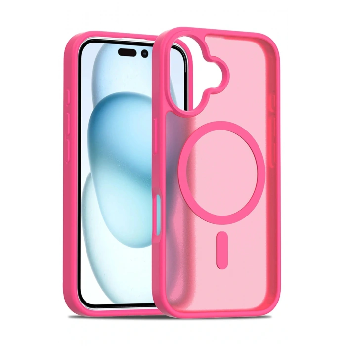 LitaeTrend iPhone 16 Plus Jota Magsafe Kapak - Rose