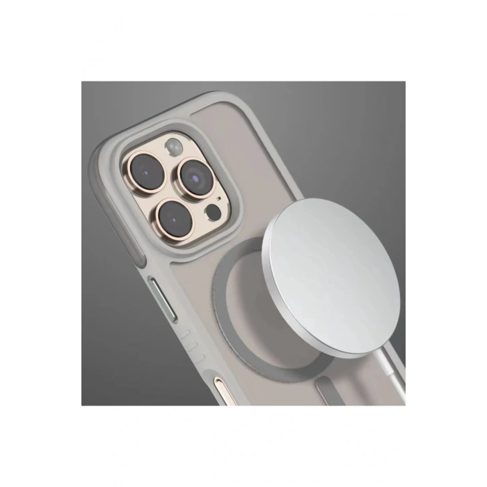 LitaeTrend iPhone 16 Pro Max Orbit Magsafe Kapak - Titan Gri