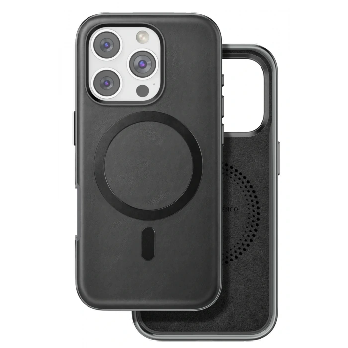 LitaeTrend iPhone 16 Pro Max Puskas Magsafe Kapak - Siyah