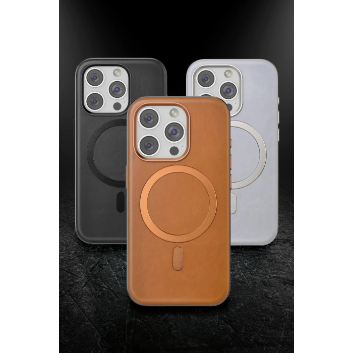 LitaeTrend iPhone 16 Pro Puskas Magsafe Kapak - Siyah
