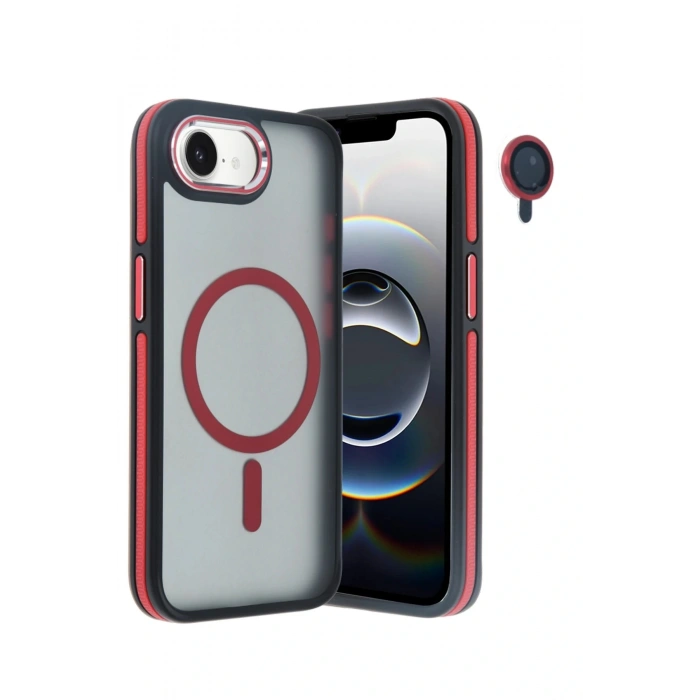 LitaeTrend iPhone 16E Winner Magsafe Kapak - Kırmızı