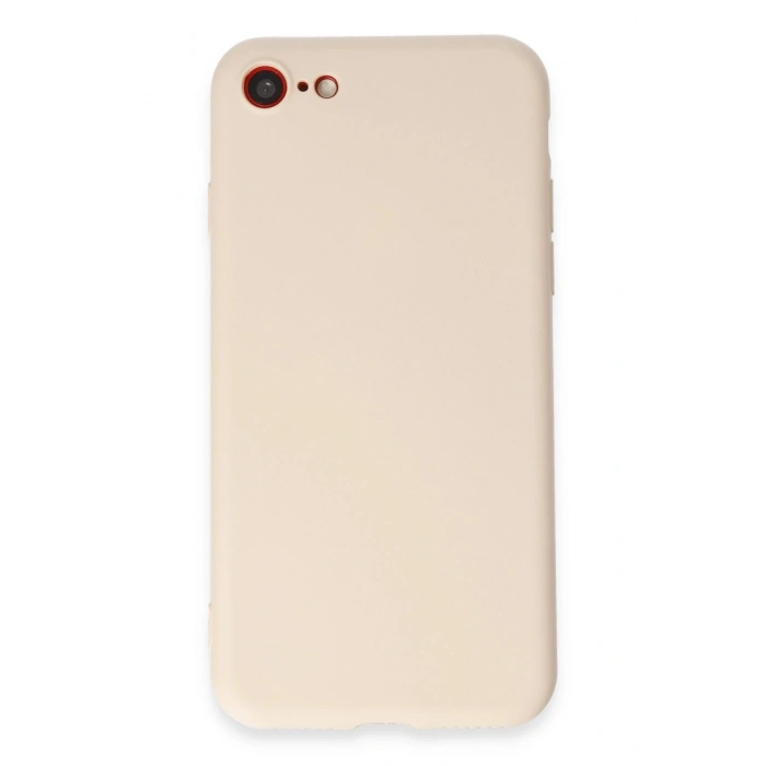 LitaeTrend iPhone 7 Kılıf First Silikon - Krem