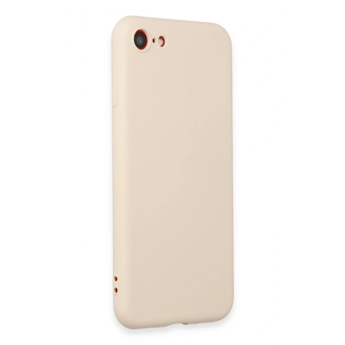 LitaeTrend iPhone 7 Kılıf First Silikon - Krem