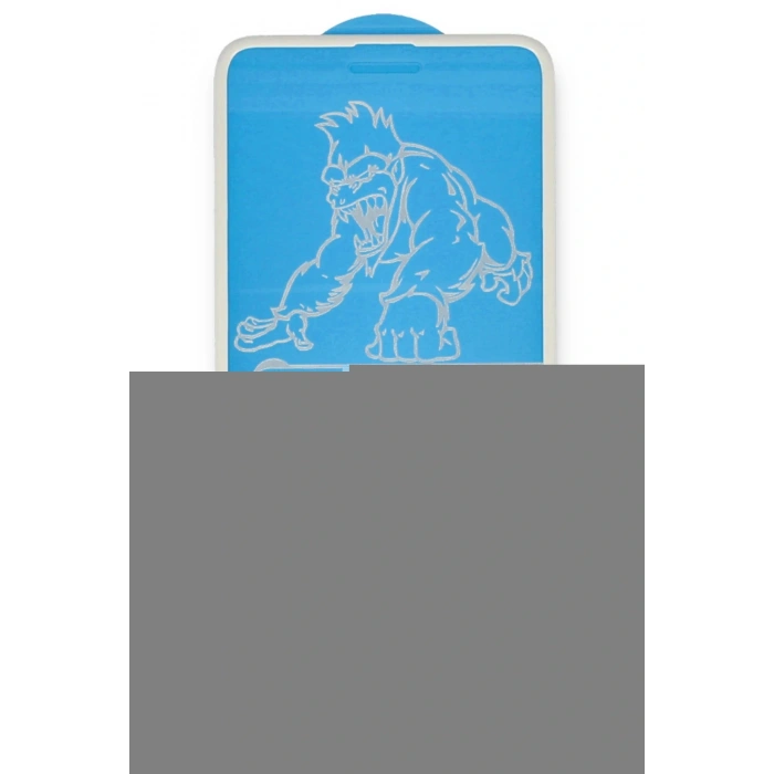 LitaeTrend iPhone 7 Plus 18D Cam Ekran Koruyucu - Beyaz