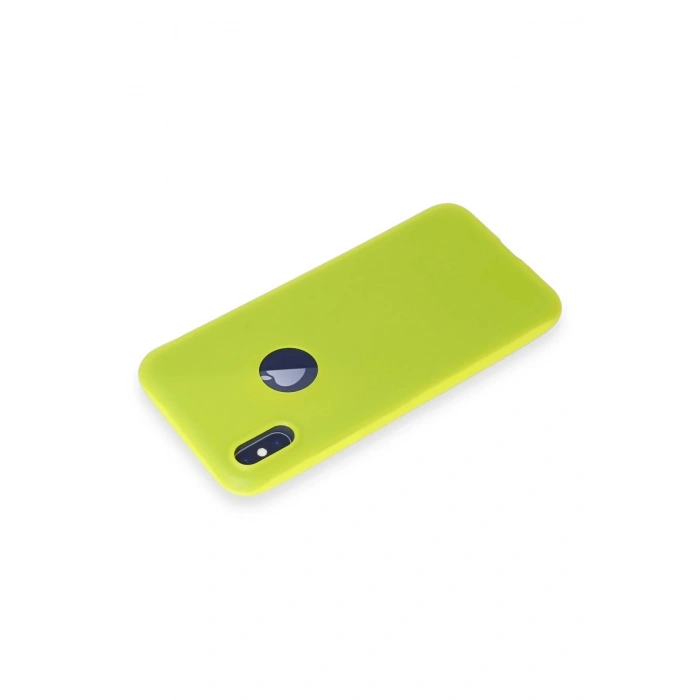 LitaeTrend iPhone X Kılıf First Silikon - Parlak Sarı