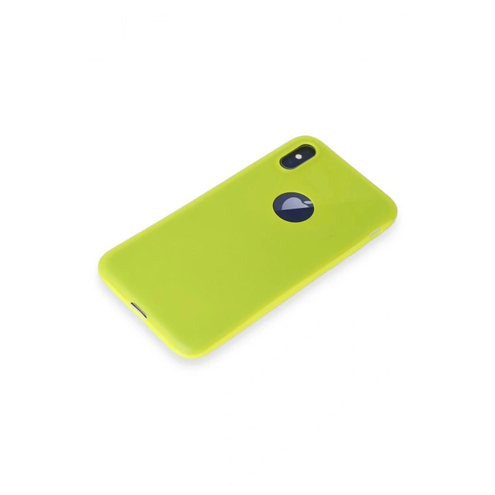 LitaeTrend iPhone X Kılıf First Silikon - Parlak Sarı