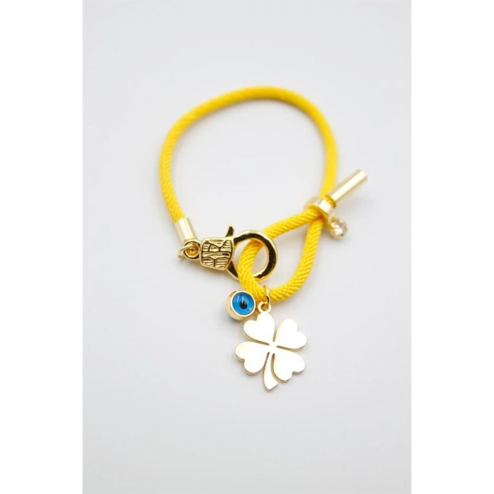 LitaeTrend İpli Yonca Bileklik - Sarı