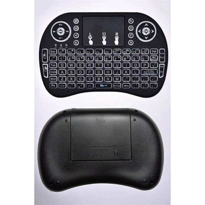 LitaeTrend Işıklı Kablosuz Mini Q Klavye Tüm Cihazlara Uyumlu