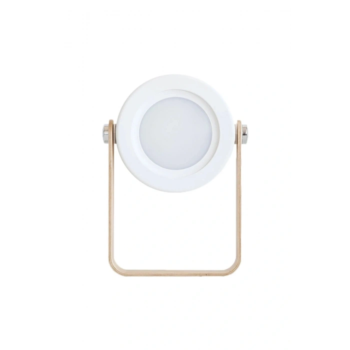 LitaeTrend JP-DLD Kamp Lambası Görünümlü Dekoratif Gece Lambası - Beyaz