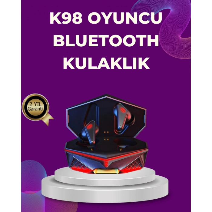 HERŞEYTREND Kablosuz Bluetooth Gaming Kulaklık Led Işıklı