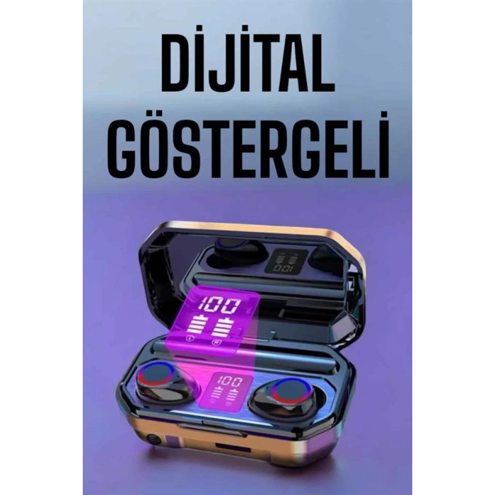 LitaeTrend Kablosuz Bluetooth Kulaklık Dijital Göstergeli Uzun Pil Ömrü
