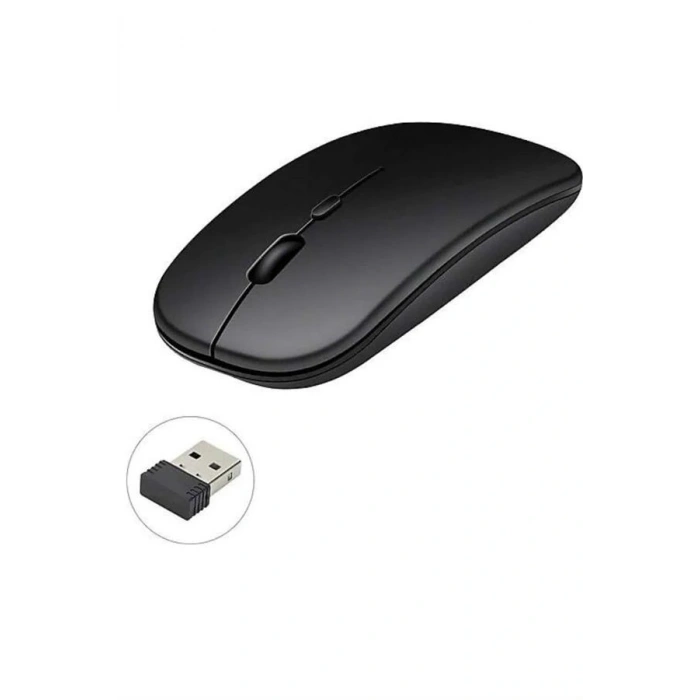 LitaeTrend Kablosuz Mouse Fare Şarjlı Bluetooth Wireless Çift Modlu Sessiz