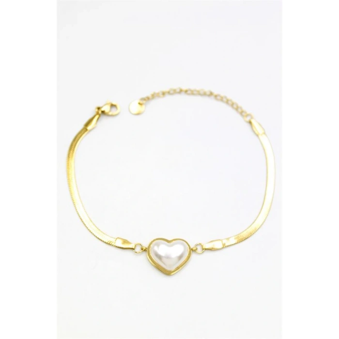 LitaeTrend Kalp Bileklik - Altın