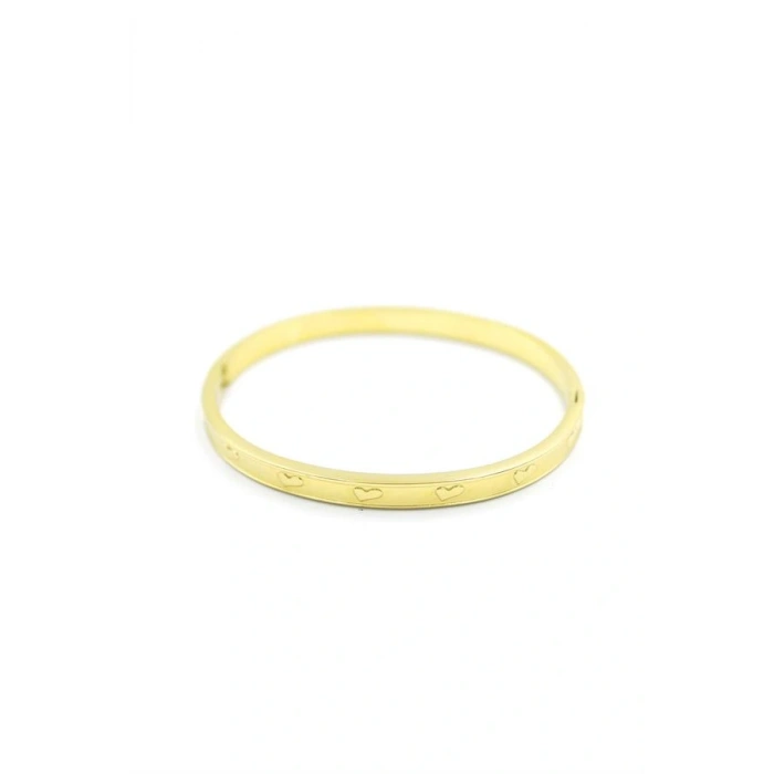 LitaeTrend Kalp Bilezik - Altın