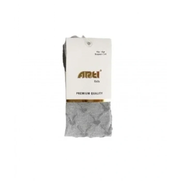 LitaeTrend Kalp Kabartmalı Kız Külotlu Çorap  Asorti