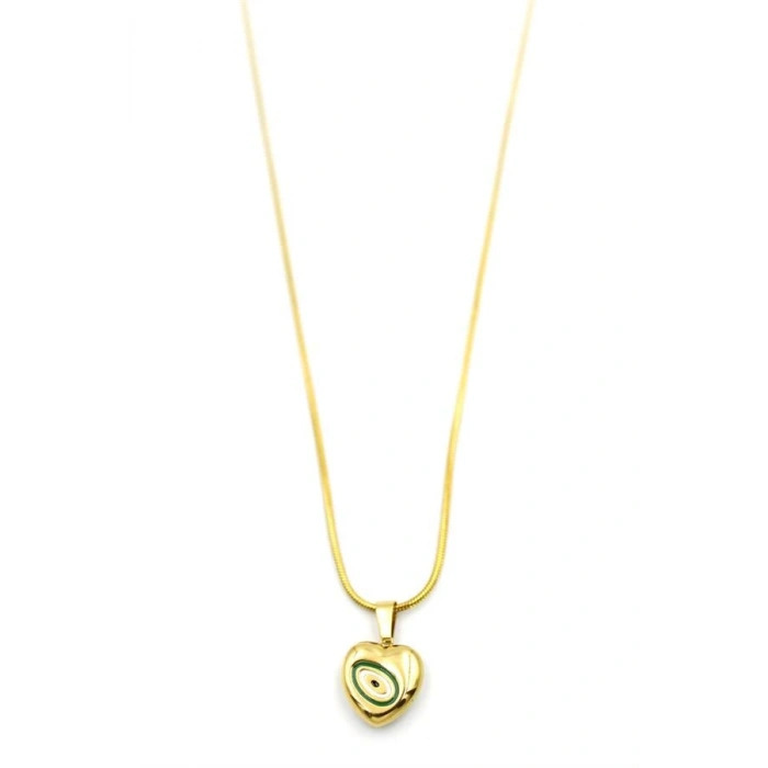 LitaeTrend Kalp Kolye - 60 cm - Altın