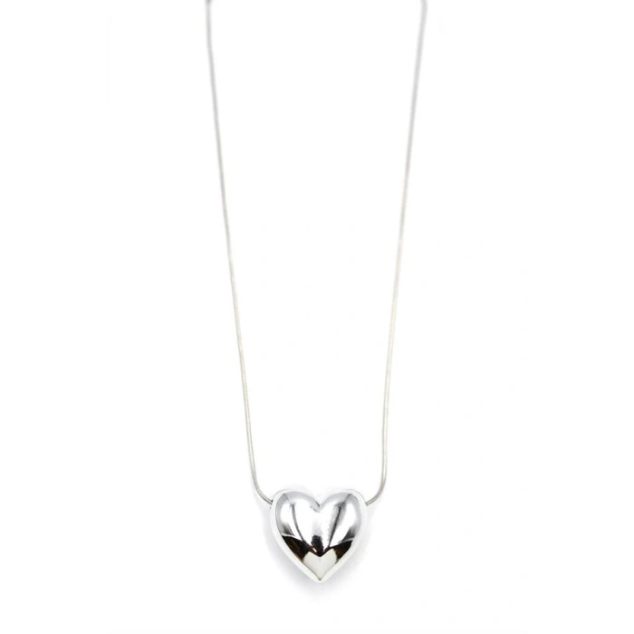 HERŞEYTREND Kalp Kolye - Gümüş