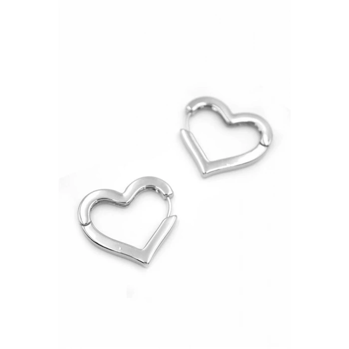 LitaeTrend Kalp Küpe - Gümüş