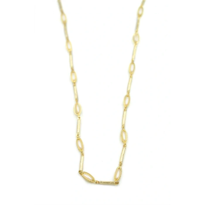 LitaeTrend Kapsül İncili Zincir Kolye - 14K Altın